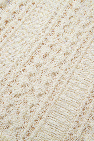 Dreamy Lattice Open-Knit Sweater