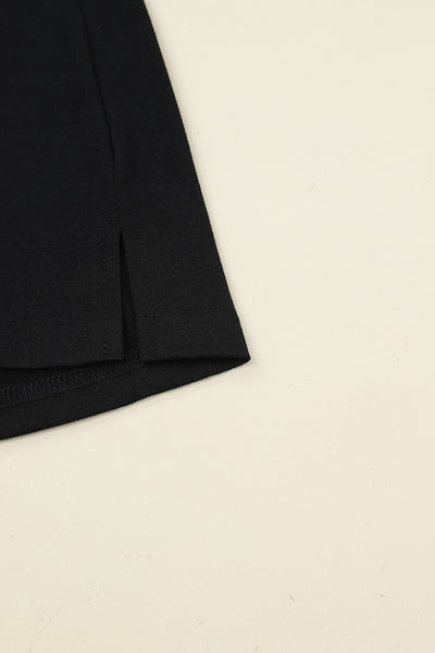 Midnight Charm Button Dress