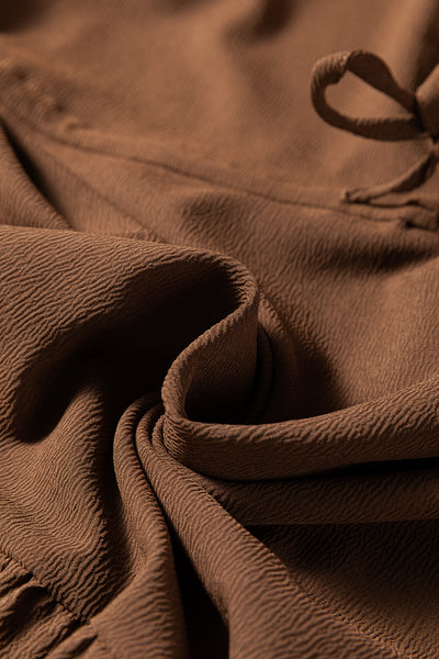 Chestnut Whispers Maxi Dress