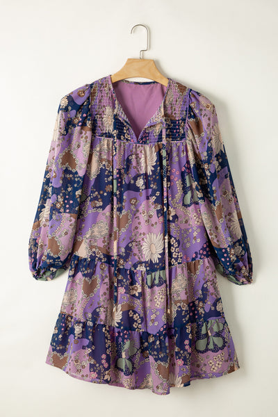 Moonlit Meadow Smock Dress