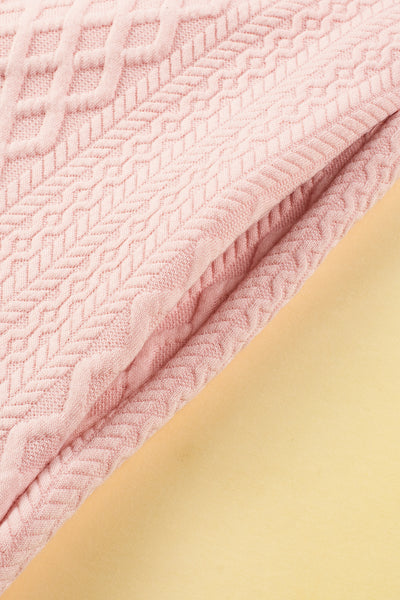Blush Ruffle Quilted Mini Dress