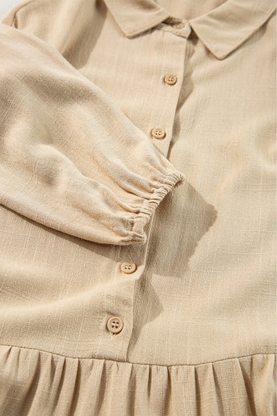 Café au Lait Shirt Dress