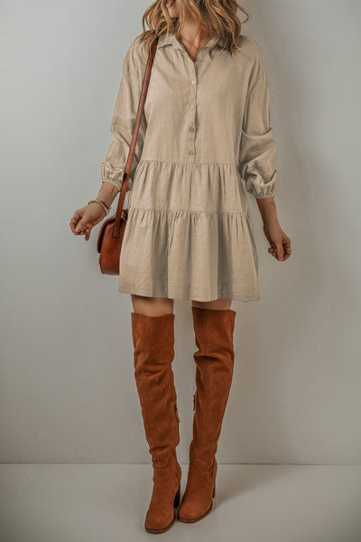 Café au Lait Shirt Dress