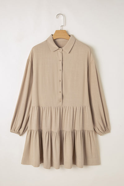 Café au Lait Shirt Dress