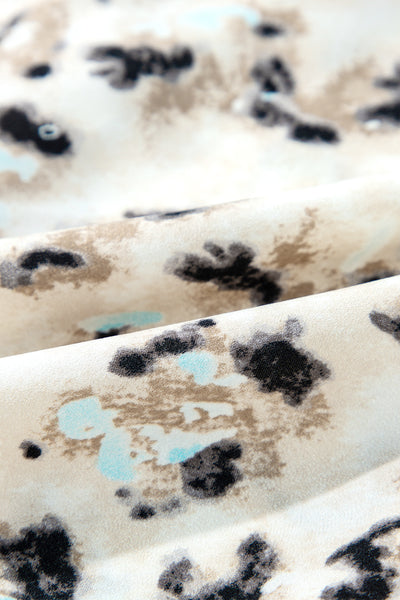 Whispered Leopard Tiered Dream Dress