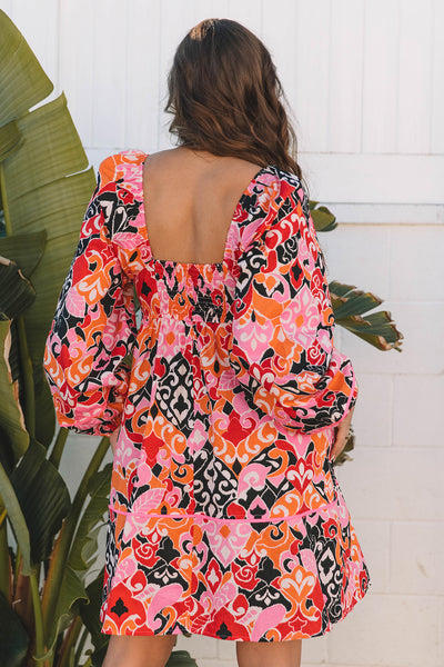 Flamingo Frenzy Mini Dress