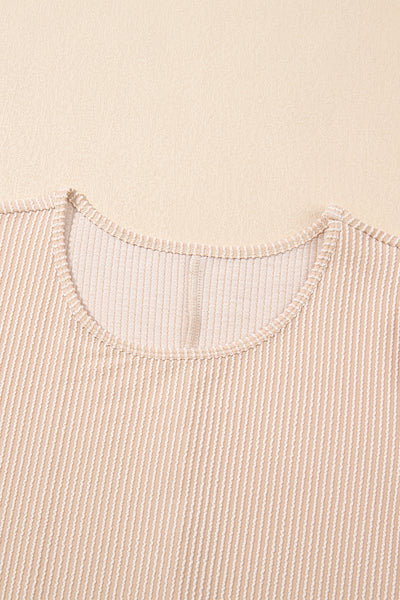 Blush Blossom Rib Mini Dress
