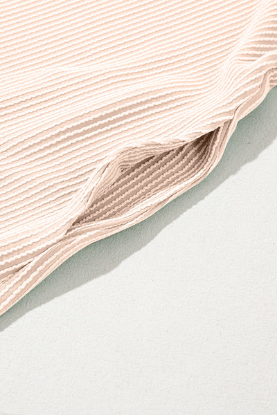 Blush Blossom Rib Mini Dress