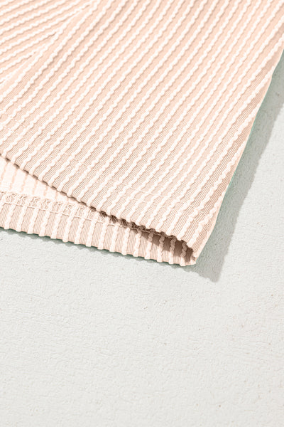 Blush Blossom Rib Mini Dress