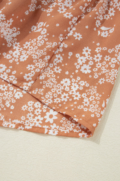 Apricot Daisy Dream Mini Dress