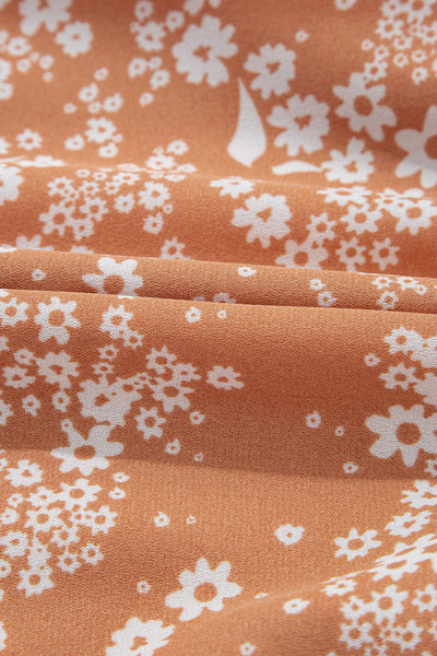 Apricot Daisy Dream Mini Dress