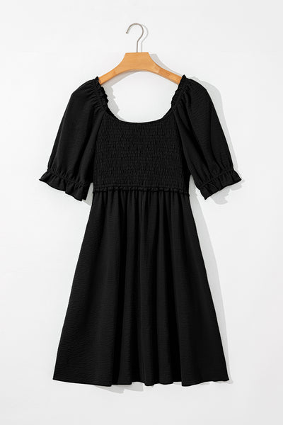 Willow Breeze Smocked Babydoll Dress