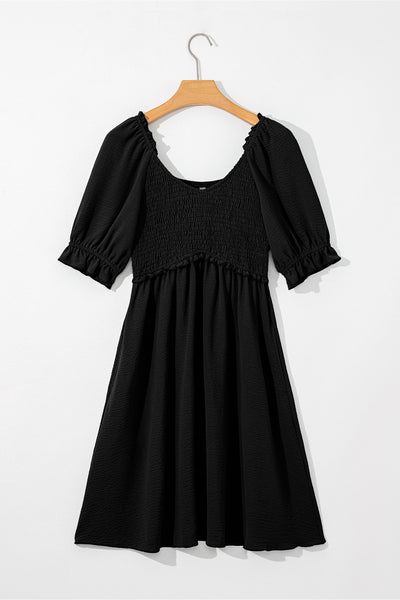 Willow Breeze Smocked Babydoll Dress