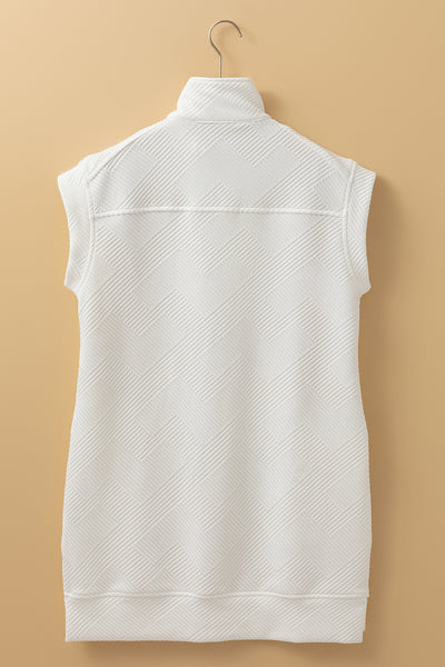 Aspen Luxe Textured Zip Pocket Dress