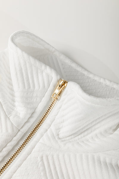 Aspen Luxe Textured Zip Pocket Dress