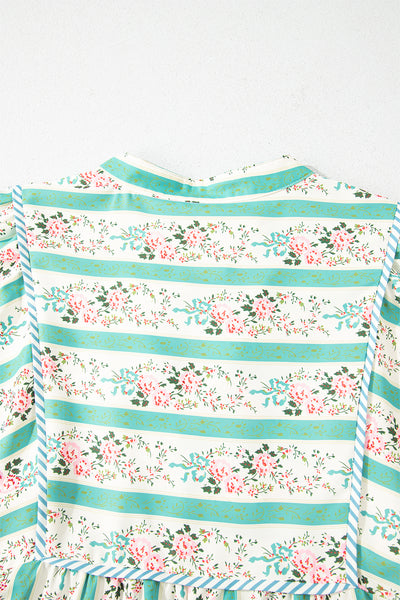Seaside Heirloom Puff Sleeve Midi Dress