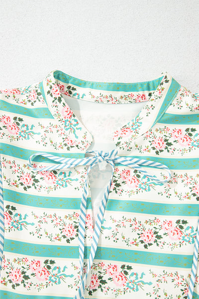 Seaside Heirloom Puff Sleeve Midi Dress