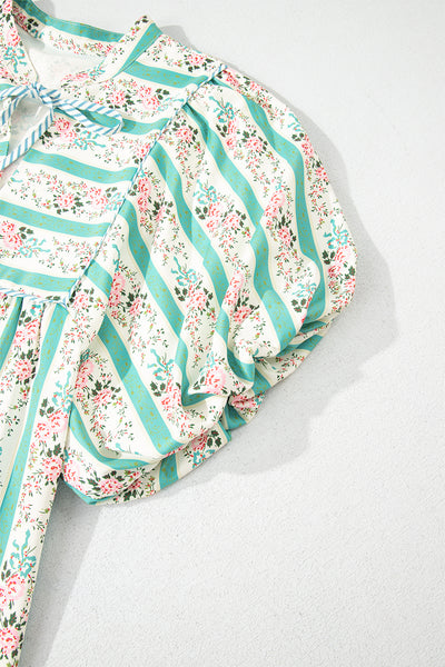 Seaside Heirloom Puff Sleeve Midi Dress