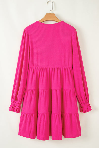 Fiesta Fringe Embroidered Mini Dress