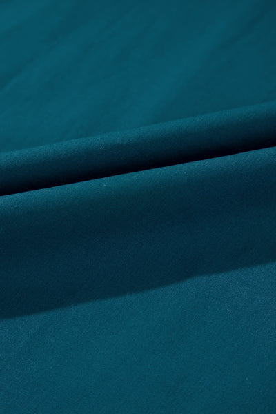 Teal Embroidered Horizon Mini Dress