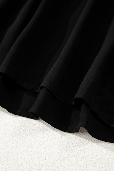Midnight Grace Tiered Midi Dress