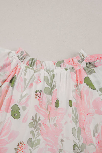 Blush Garden Whisper Ruffle Dress