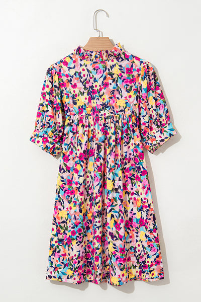 Confetti Bloom Babydoll Dress