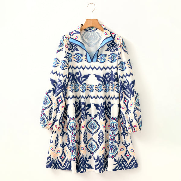 Mediterranean Breeze Boho Dress – Love, Kuza