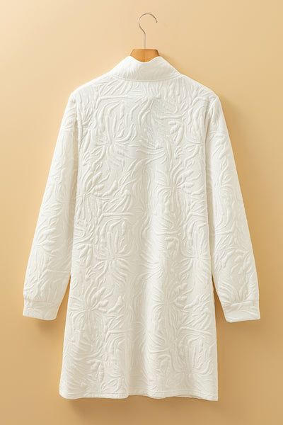 Quilted Palm Zip Dress