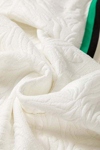 Quilted Palm Zip Dress