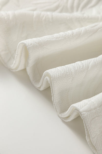 Quilted Palm Zip Dress