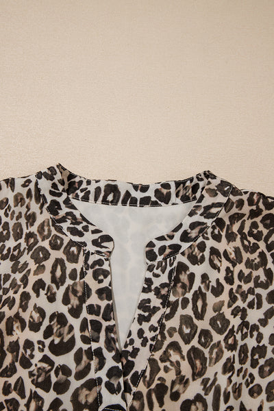 Wild Leopard Bell Mini Dress
