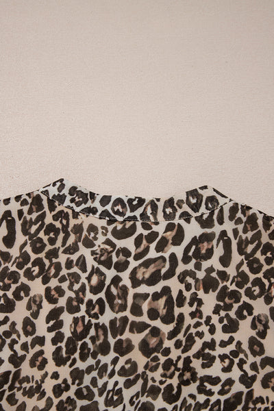 Wild Leopard Bell Mini Dress