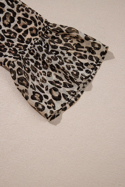 Wild Leopard Bell Mini Dress