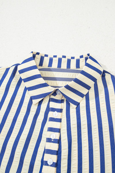 Harbor Stripe Shirt Dress