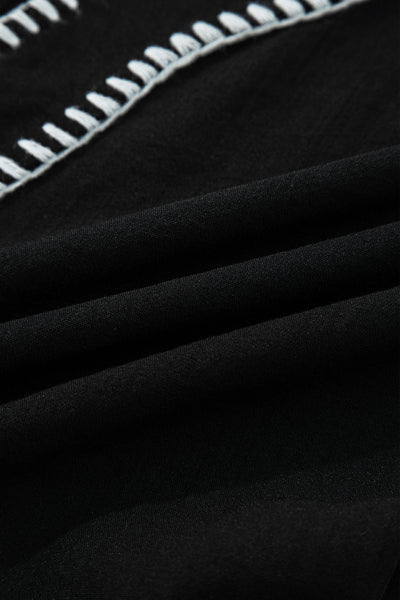 Midnight Whisper Stitch Dress