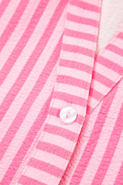 Fuchsia Fiesta Stripe Mini Dress