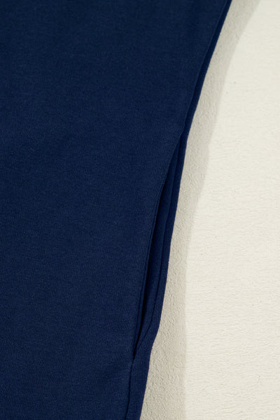 Navy Prep Ruffle Polo Mini Dress