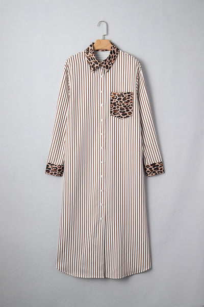 Wild Lines Shirt Dress
