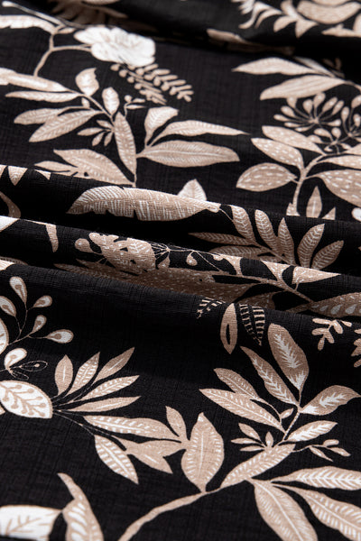 Midnight Botanical Breeze Dress
