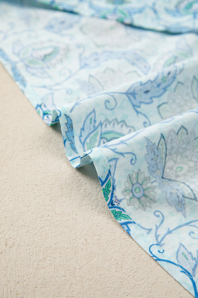 Azure Garden Breeze Babydoll Dress