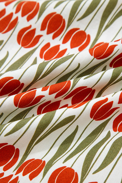 Tulip Grove Scallop Mini Dress