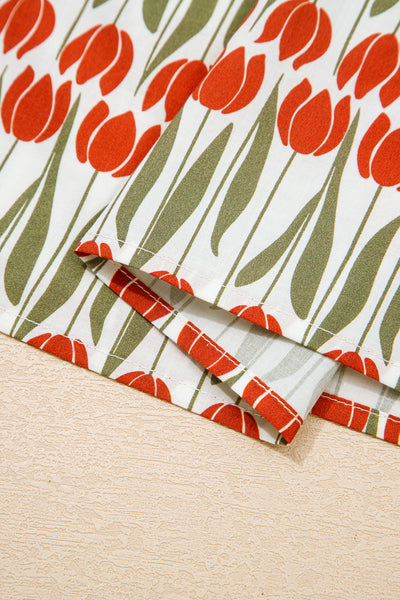 Tulip Grove Scallop Mini Dress