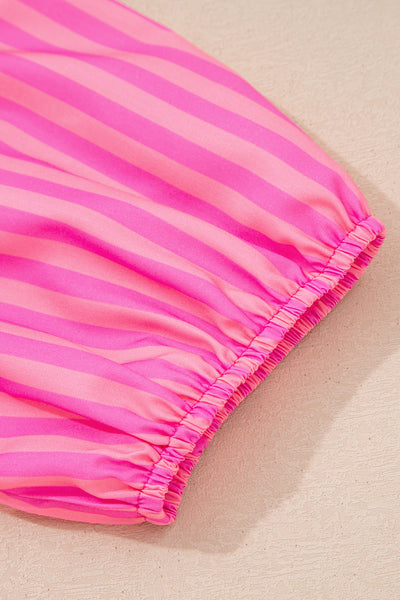 Pink Lemonade Bow Babydoll Dress