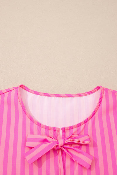 Pink Lemonade Bow Babydoll Dress