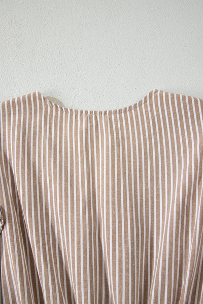 Desert Breeze Stripe Midi Dress