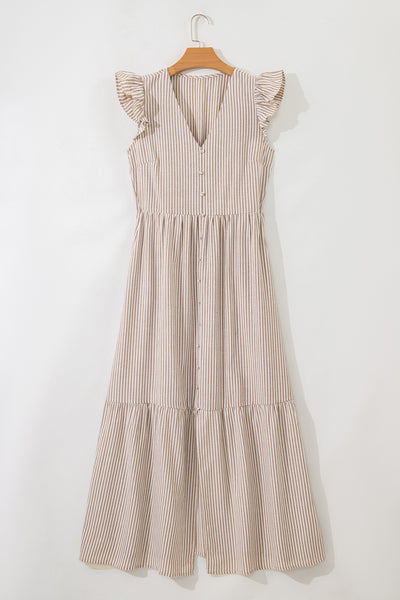 Desert Breeze Stripe Midi Dress