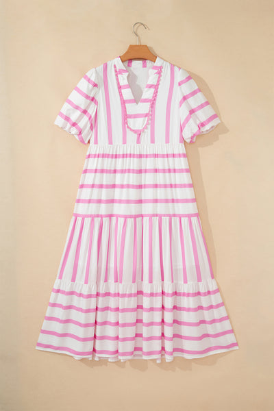 Pink Lemonade Promenade Midi Dress
