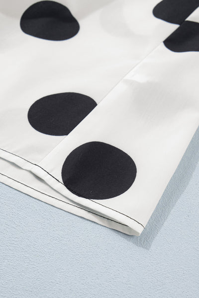 Midnight Dot Charm Mini Dress