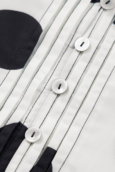 Midnight Dot Charm Mini Dress